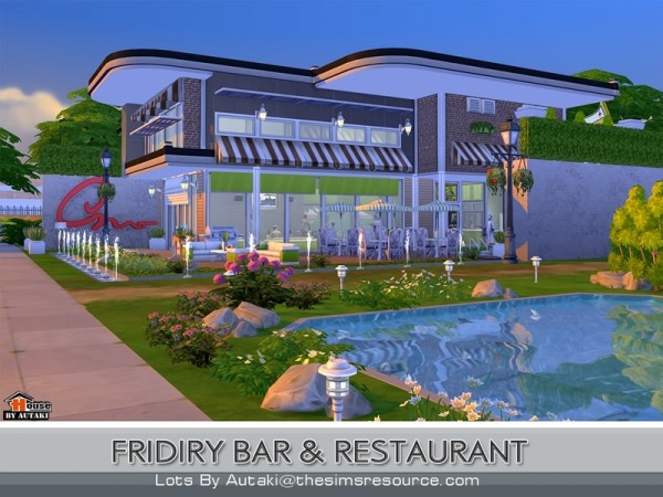  The Sims Resource: Fridiry Bar and Restaurant by Autaki