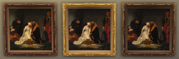  Mod The Sims: Paul Delaroche   3 Paintings by ironleo78