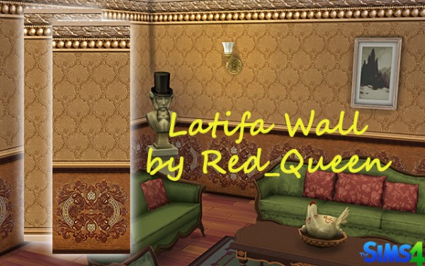  Ihelen Sims: Latifa Wall by Red Queen