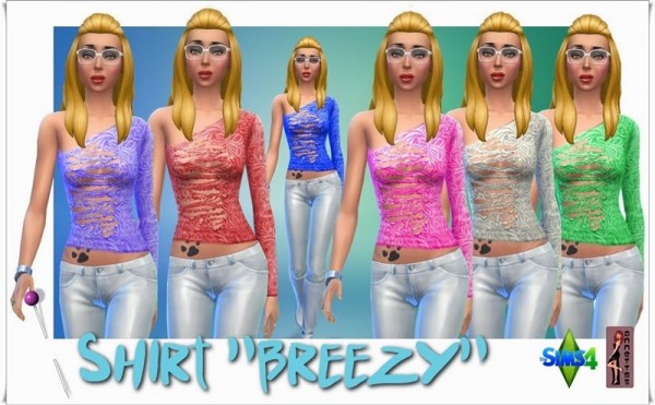  Annett`s Sims 4 Welt: Shirt Breezy