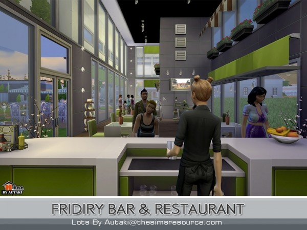  The Sims Resource: Fridiry Bar and Restaurant by Autaki