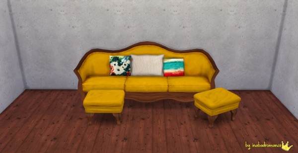  In a bad romance: Sofa and ottoman