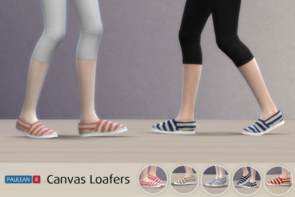  Paluean R Sims: Canvas Loafers