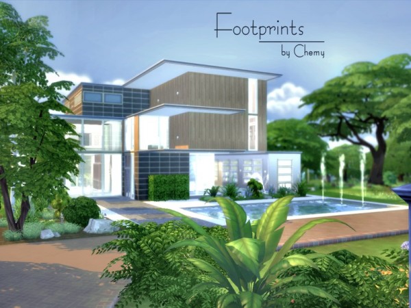  The Sims Resource: Footprints house by Chemy