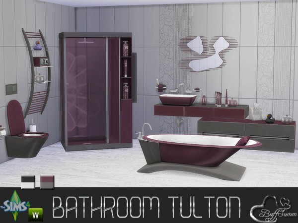  The Sims Resource: Tulton Bathroom set 1 by BuffSumm