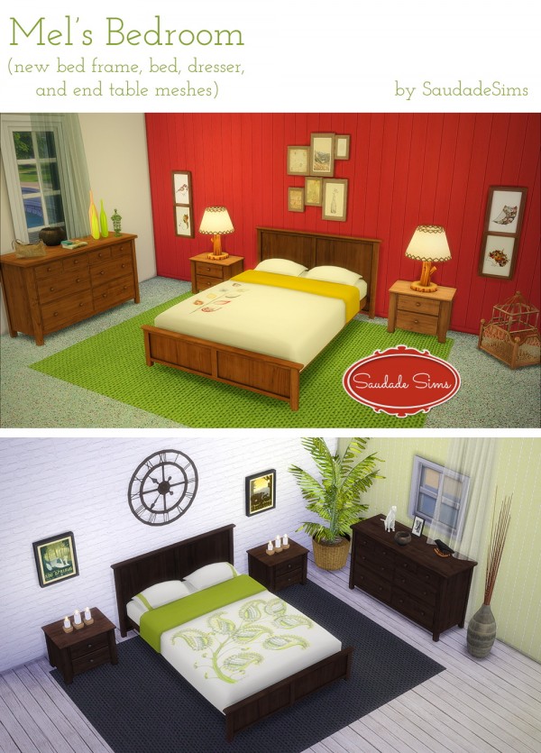  Saudade Sims: Mel`s bedroom