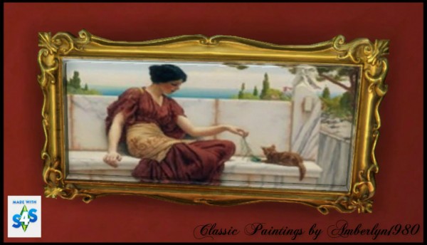  Amberlyn Designs Sims:  Classic Paintings Collection  part 1 and 2