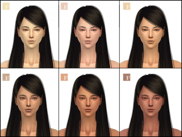  The Sims Resource: Asian bassis ND skintones