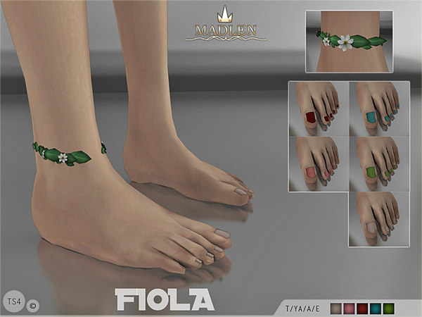  The Sims Resource: Madlen Fiola Feet by MJ95