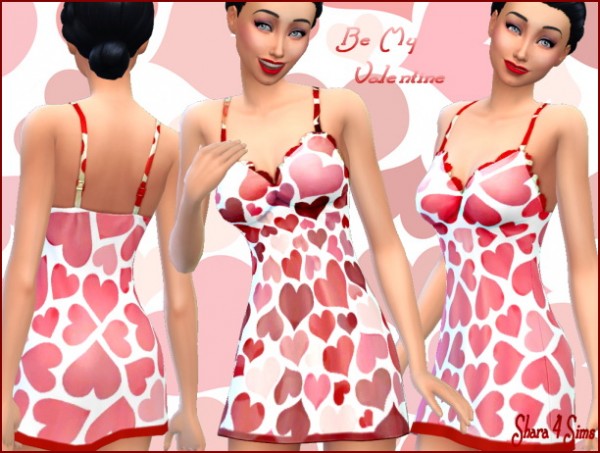  Shara 4 Sims: Be My Valentine Nightie