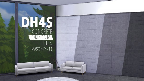  DH4S: Concrete Tiles (horizontal & vertical)