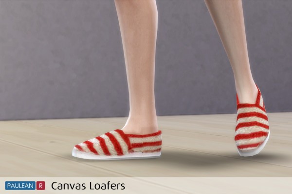  Paluean R Sims: Canvas Loafers
