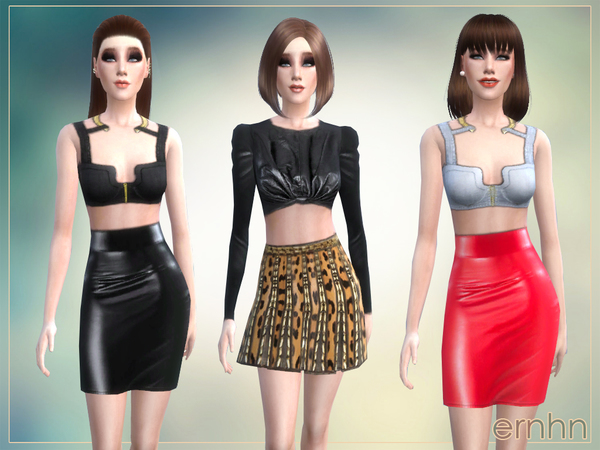  The Sims Resource: Party Looks Set by ernhn