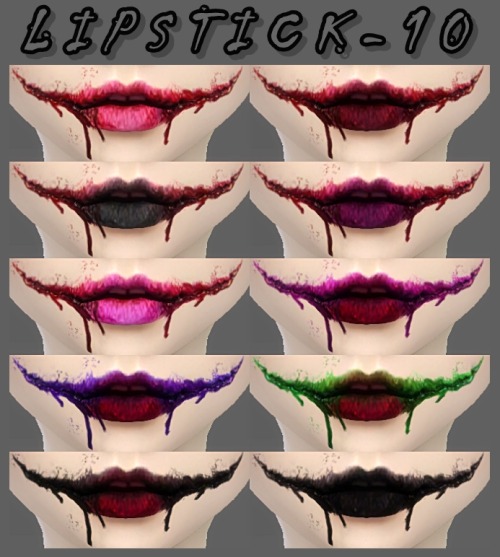 Decay Clown Sims: Lipstick 10