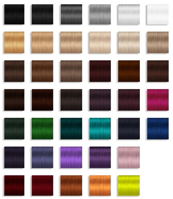  Miss Paraply: Hairstyle in 40 colors