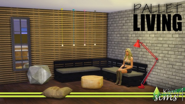  Mod The Sims: Pallet Living by kiwisims 4