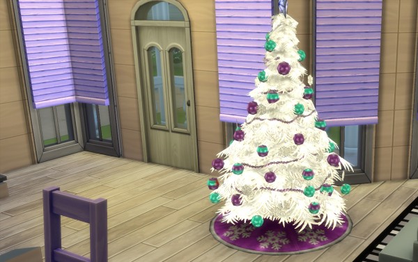  Mod The Sims: Snow White Christmas Tree by wendy35pearly