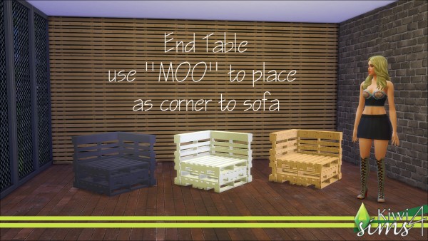  Mod The Sims: Pallet Living by kiwisims 4