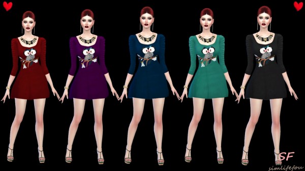  Simlife: Cute dress with a new mesh