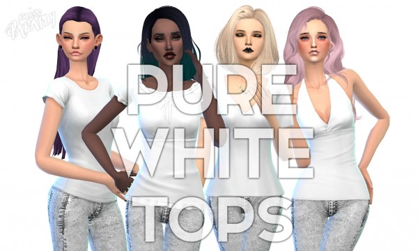  Miss Paraply: Pure white tops