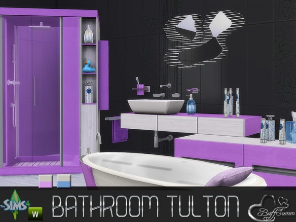  The Sims Resource: Tulton Bathroom   Recolor Set 2