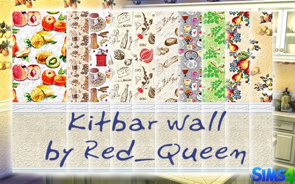 Ihelen Sims: Kitbar Wall by Red Queen