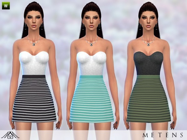  The Sims Resource: Naiads   Dress by Metens