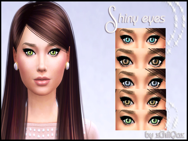  The Sims Resource: Shiny Eyes by xChiiQax