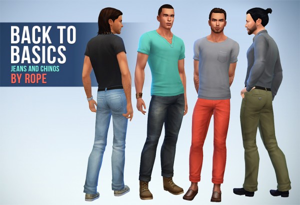  Simsontherope: Jeans and Chinos