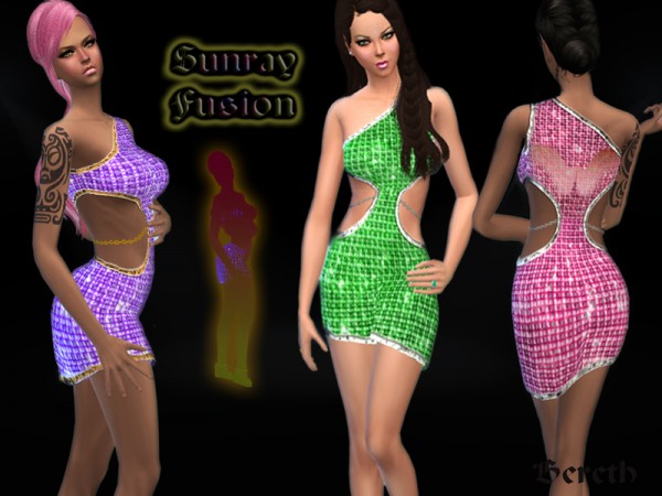  The Sims Resource: Sunray Fusion/Party Dress by Bereth