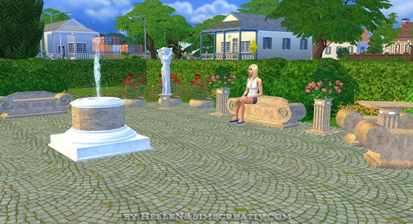  Sims Creativ: Garden set part 2 by HelleN