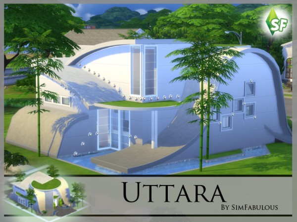  The Sims Resource: Uttara house by SimFabulous