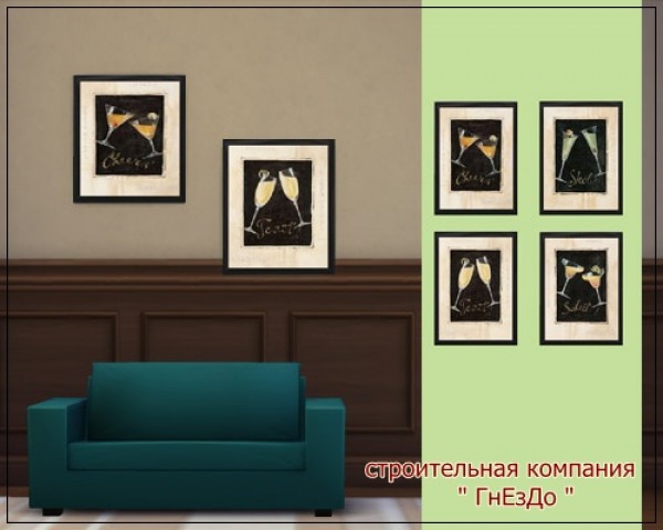  Sims 3 by Mulena: Boca paintings