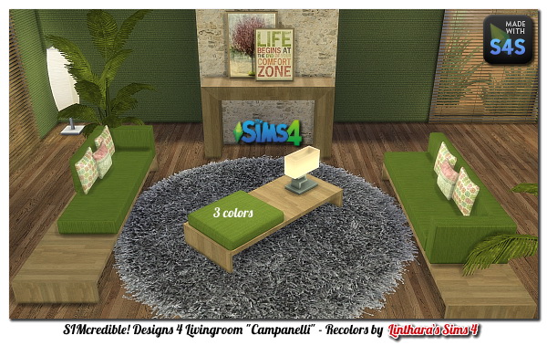  Lintharas Sims 4: Livingroom Judy   3 colors