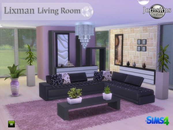  Jom Sims Creations: Lixman livingroom