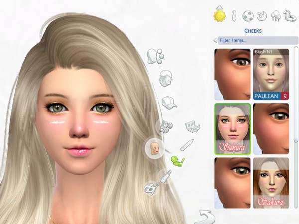  The Sims Resource: Blush 02 by Sakura Phan