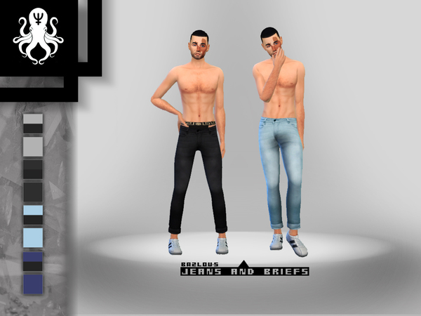  The Sims Resource: Jeans and Briefs by Bazlou