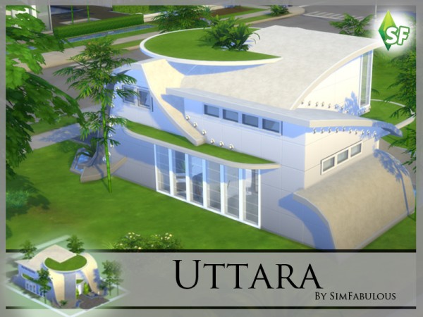 The Sims Resource: Uttara house by SimFabulous