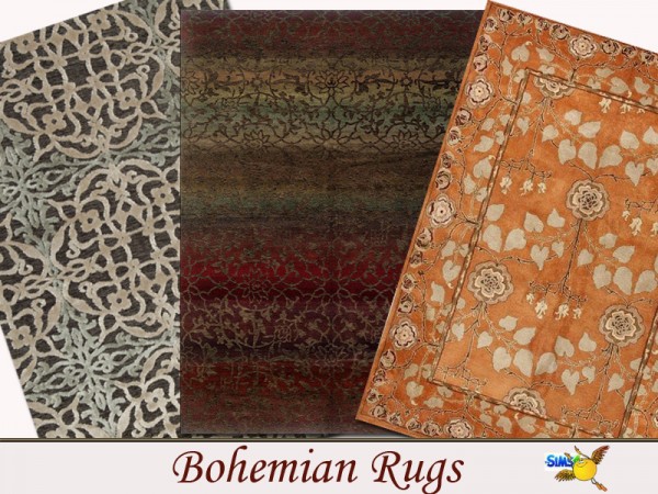  The Sims Resource: Bohemian Rugs by Evi