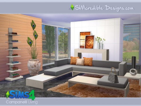  The Sims Resource: Campanelli by SImcredible Designs