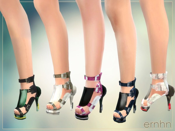  The Sims Resource: Platform Maya Sandals  by Ernhn