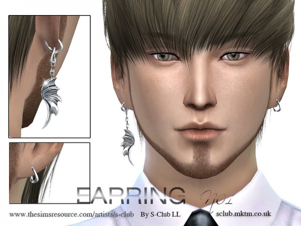  The Sims Resource: LL  earring 01 by S Club