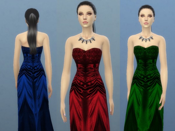  The Sims Resource: Concert Dress by Tatyana Name