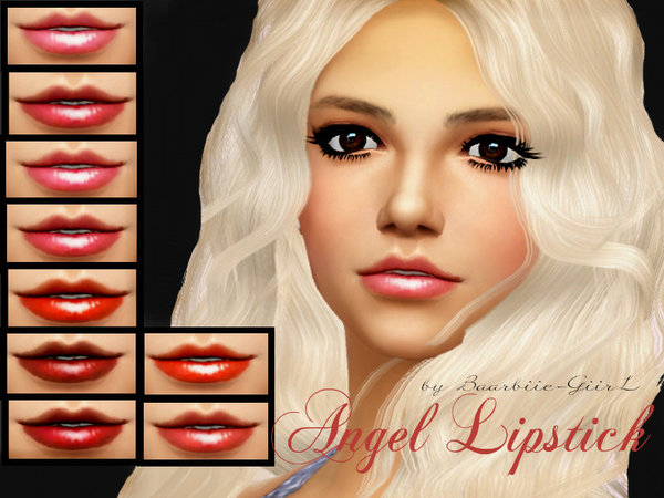  The Sims Resource: Angel Lipstick with Teeth by Baarbiie GiirL