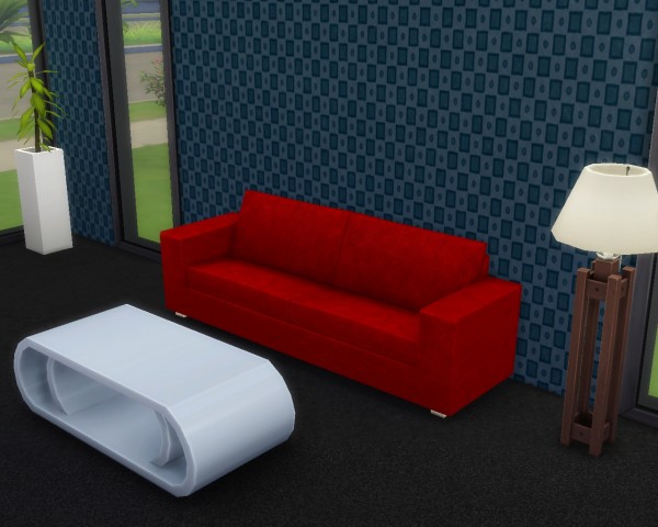  Mod The Sims: Modern leather Sofa by mojo007
