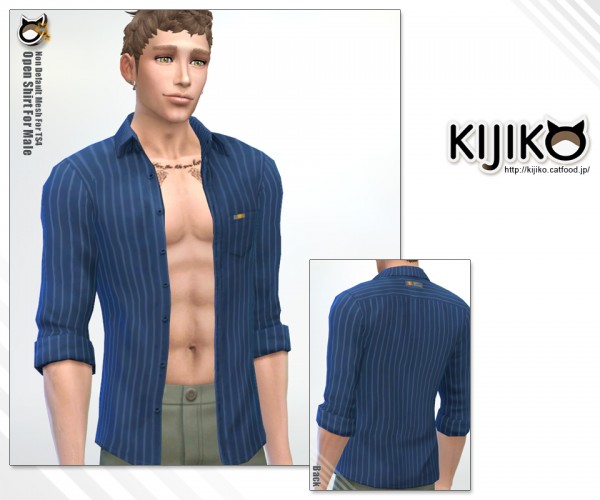 Kijiko: Open Shirt for Male