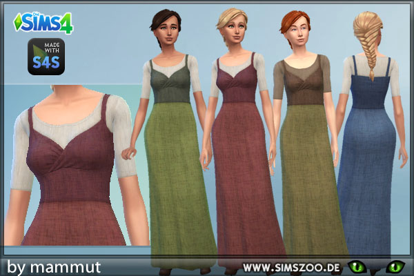 Blackys Sims 4 Zoo: Dress 1 by Mammut