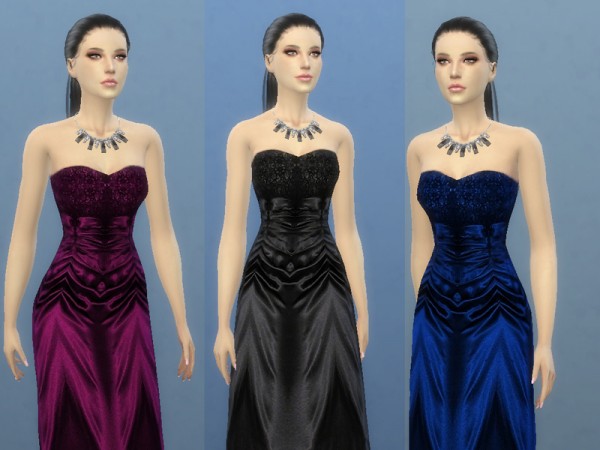 The Sims Resource: Concert Dress by Tatyana Name