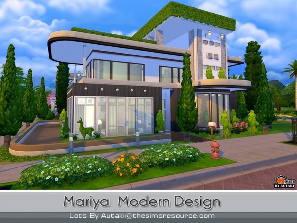  The Sims Resource: Mariya Modern Design by Autaki