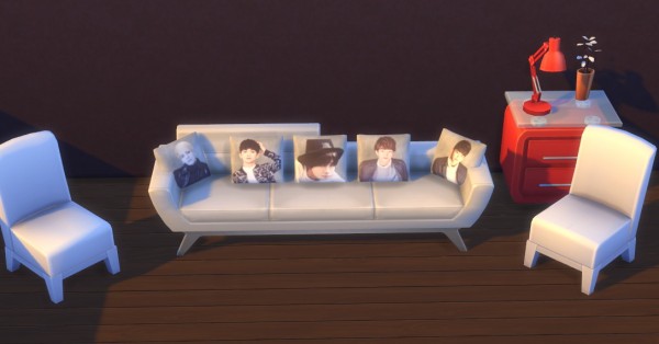  Darkiie Sims 4: Pillows, Rugs, Logo Wall Stickers , Polaroid and Nails
